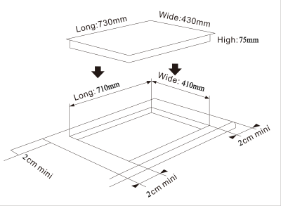 Bếp từ Fermi Model NG 012